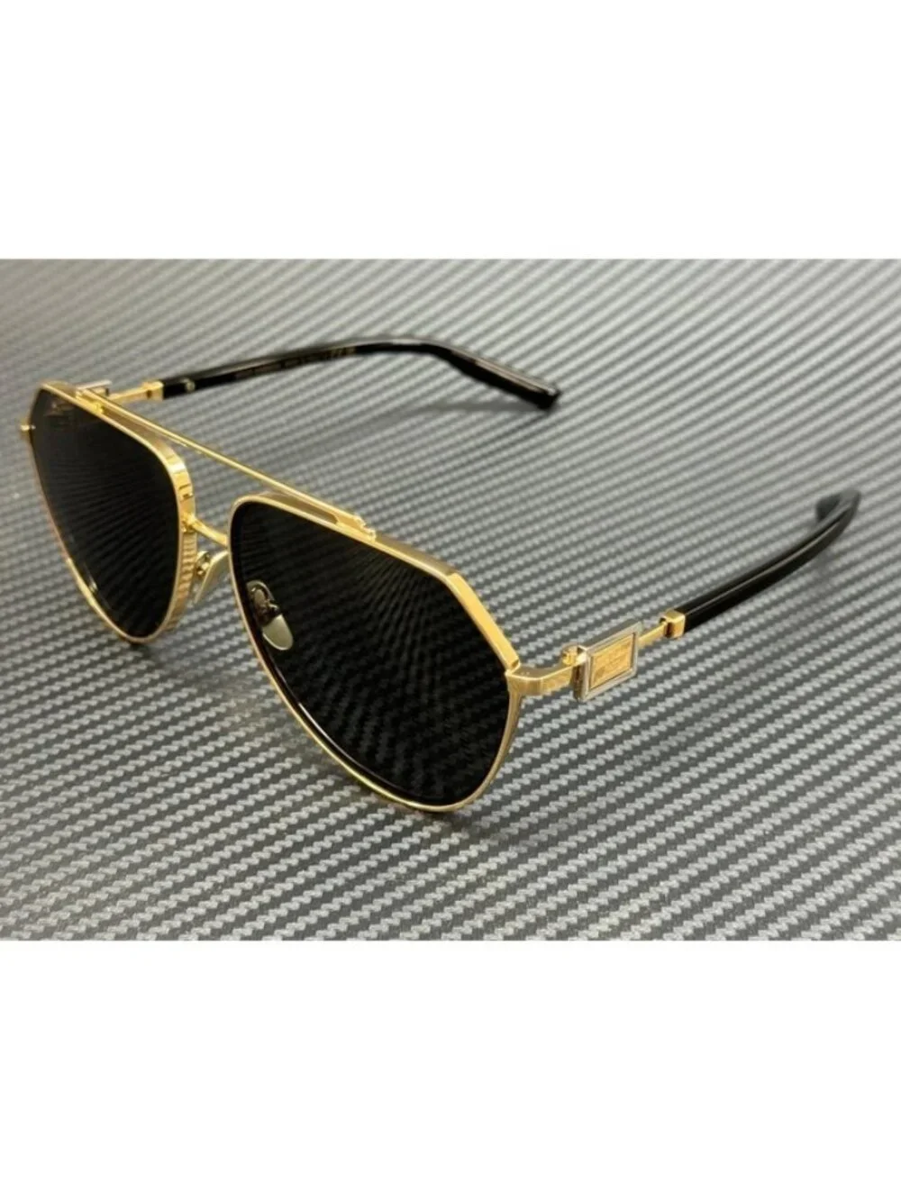 New Dolce & Gabbana Men Gold Sunglasses 62-14-145